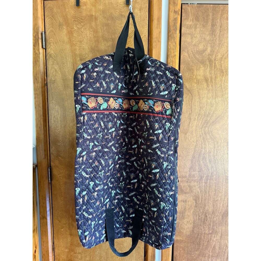 Retired Vera Bradley Black Lures Garment Bag
